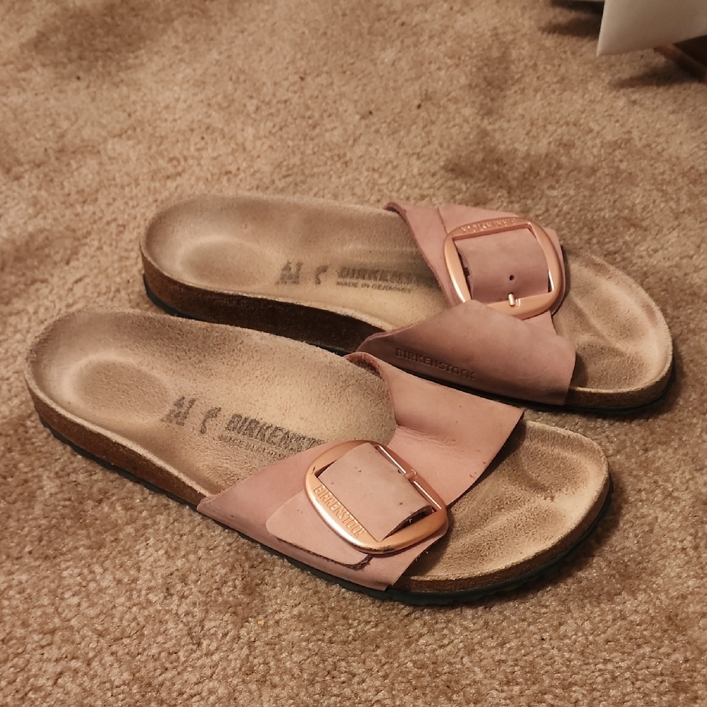 Birkenstock Blush Sandals with Buckles